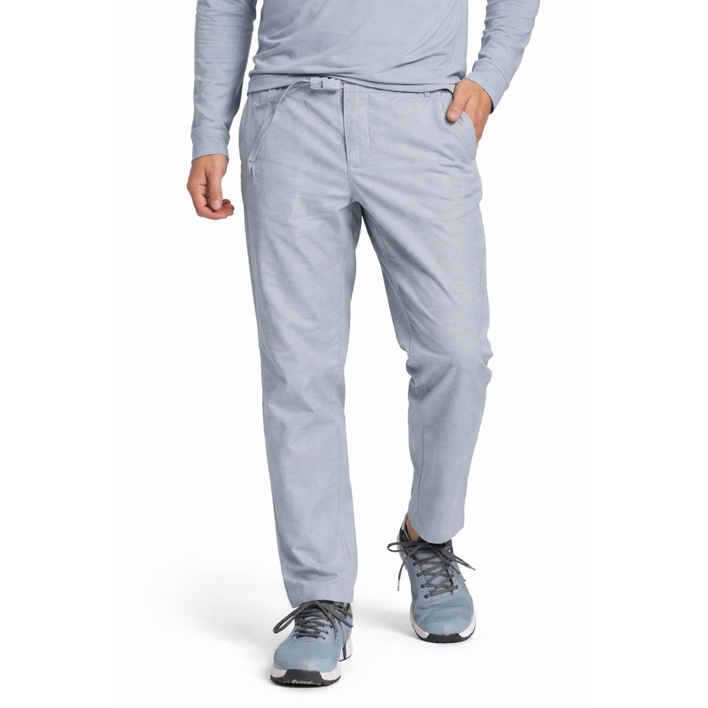 Adidas Adicross Futura Belted Golf Pants XL‎ Gray Checked Stretch